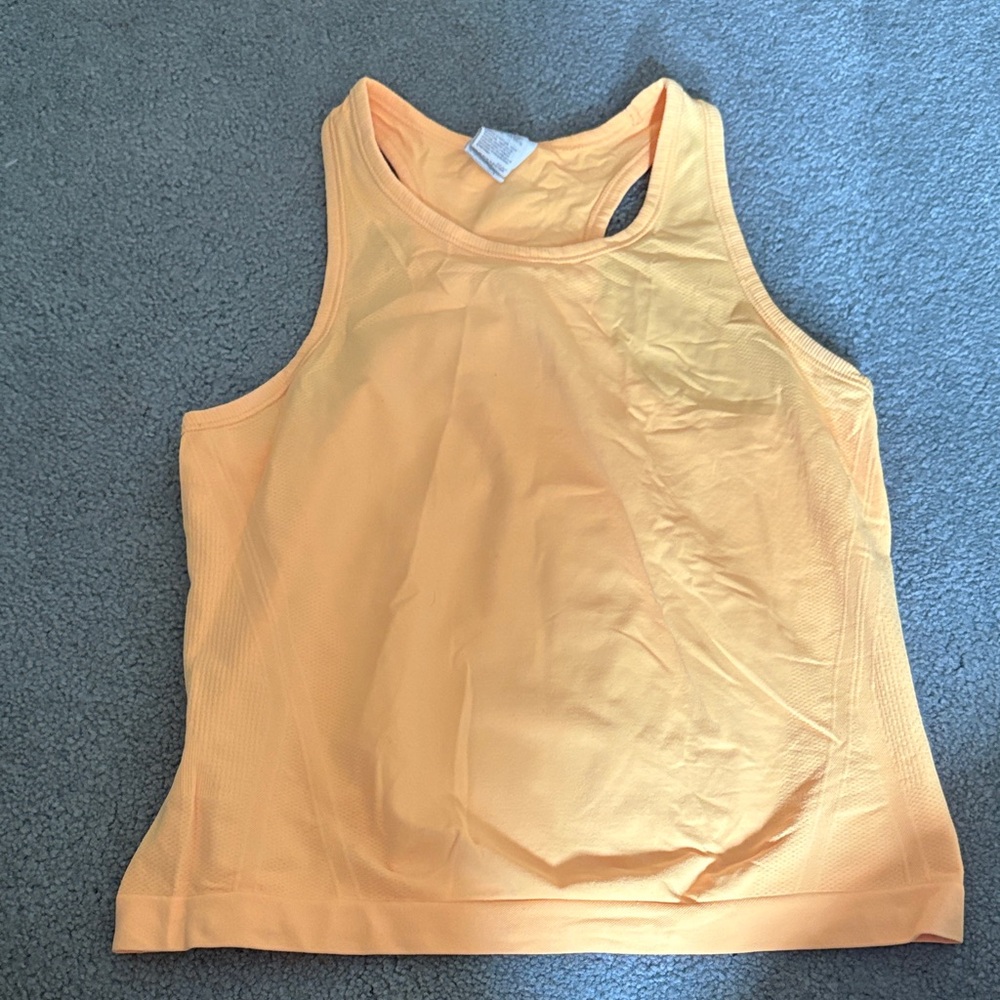 Athleta Girl Bright Orange Tank cropped